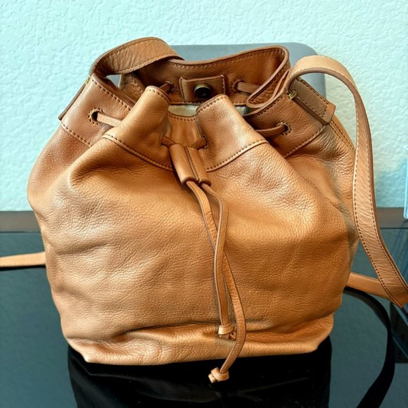 J. Jill Leather Bucket Shoulder Bag - Picture 3 of 10
